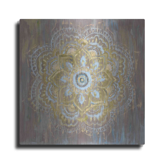Luxe Metal Art 'Bombay Bohemian Neutral' by Danhui Nai, Metal Wall Art