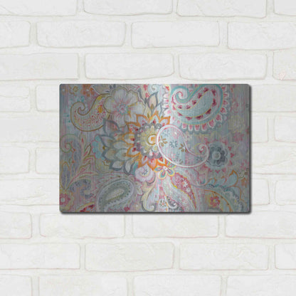 Luxe Metal Art 'Boho Japonais' by Danhui Nai, Metal Wall Art,16x12
