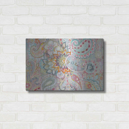 Luxe Metal Art 'Boho Japonais' by Danhui Nai, Metal Wall Art,24x16