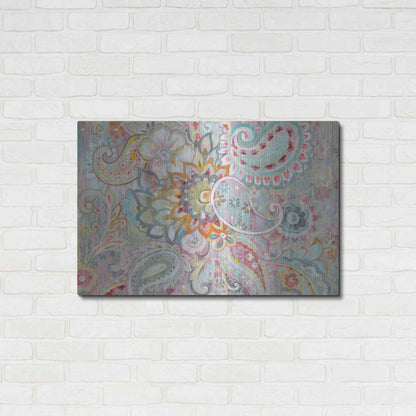 Luxe Metal Art 'Boho Japonais' by Danhui Nai, Metal Wall Art,36x24