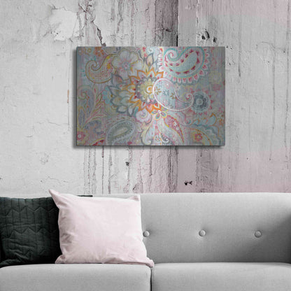 Luxe Metal Art 'Boho Japonais' by Danhui Nai, Metal Wall Art,36x24