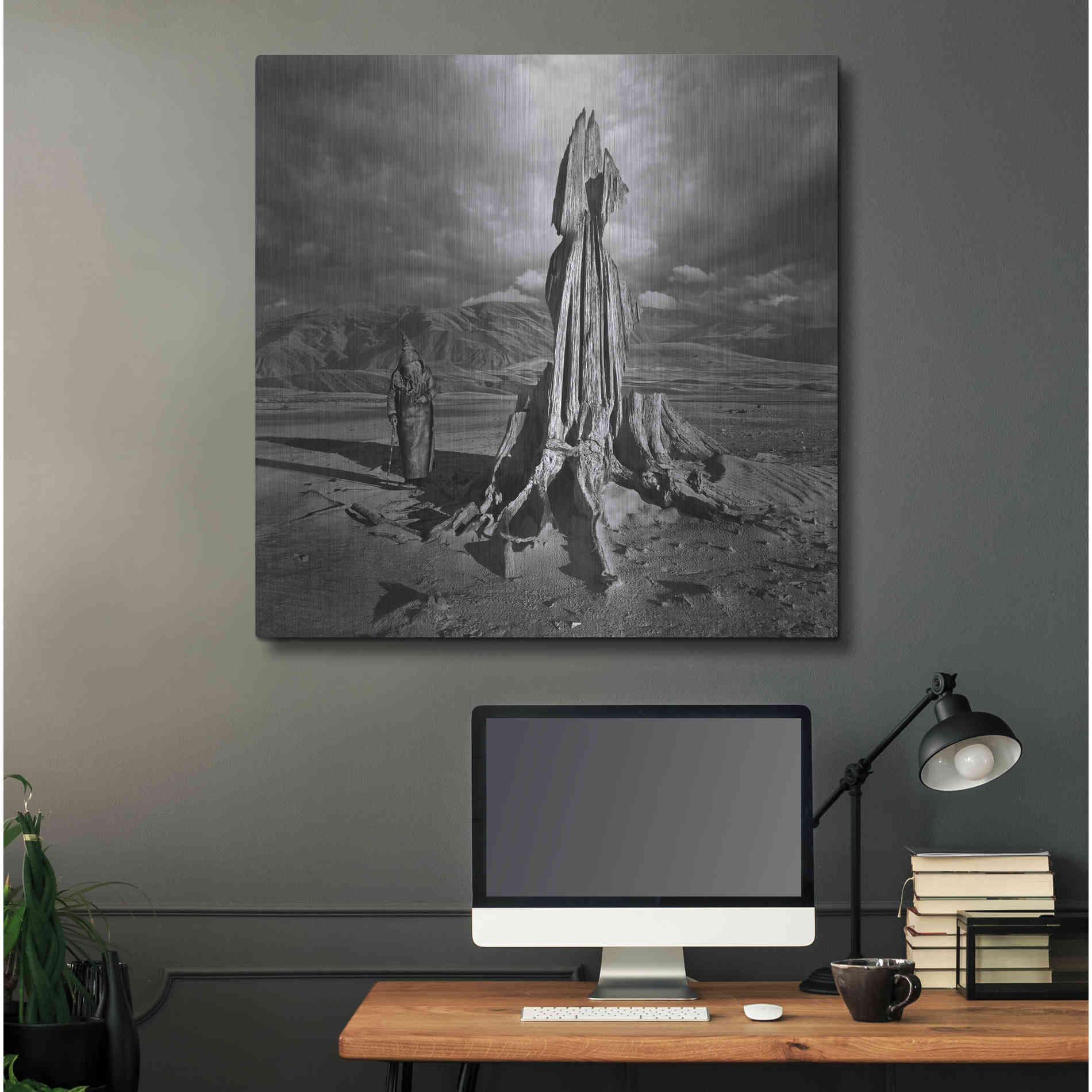 Luxe Metal Art 'Archetype' by Dariusz Klimczak, Metal Wall Art,36x36