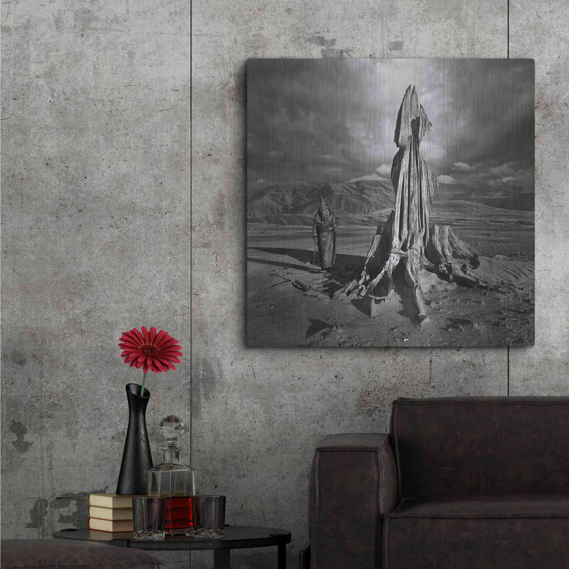 Luxe Metal Art 'Archetype' by Dariusz Klimczak, Metal Wall Art,36x36