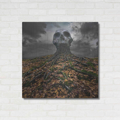 Luxe Metal Art 'Czacha' by Dariusz Klimczak, Metal Wall Art,36x36