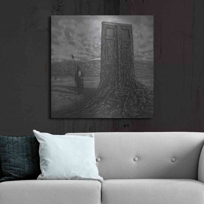 Luxe Metal Art 'Doorway' by Dariusz Klimczak, Metal Wall Art,36x36
