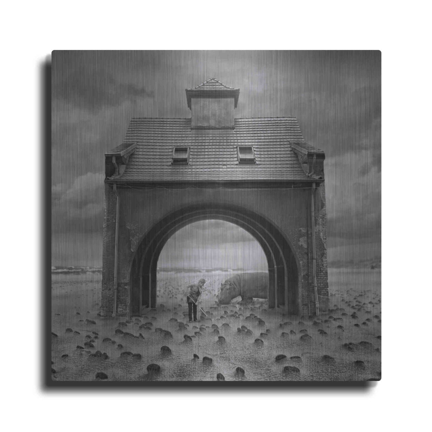 Luxe Metal Art 'Gate' by Dariusz Klimczak, Metal Wall Art