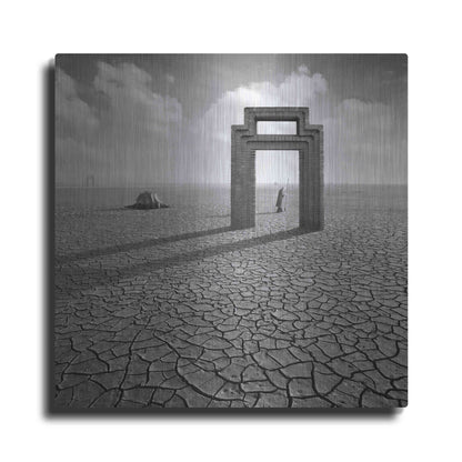 Luxe Metal Art 'Gatekeeper' by Dariusz Klimczak, Metal Wall Art