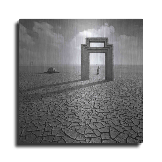 Luxe Metal Art 'Gatekeeper' by Dariusz Klimczak, Metal Wall Art