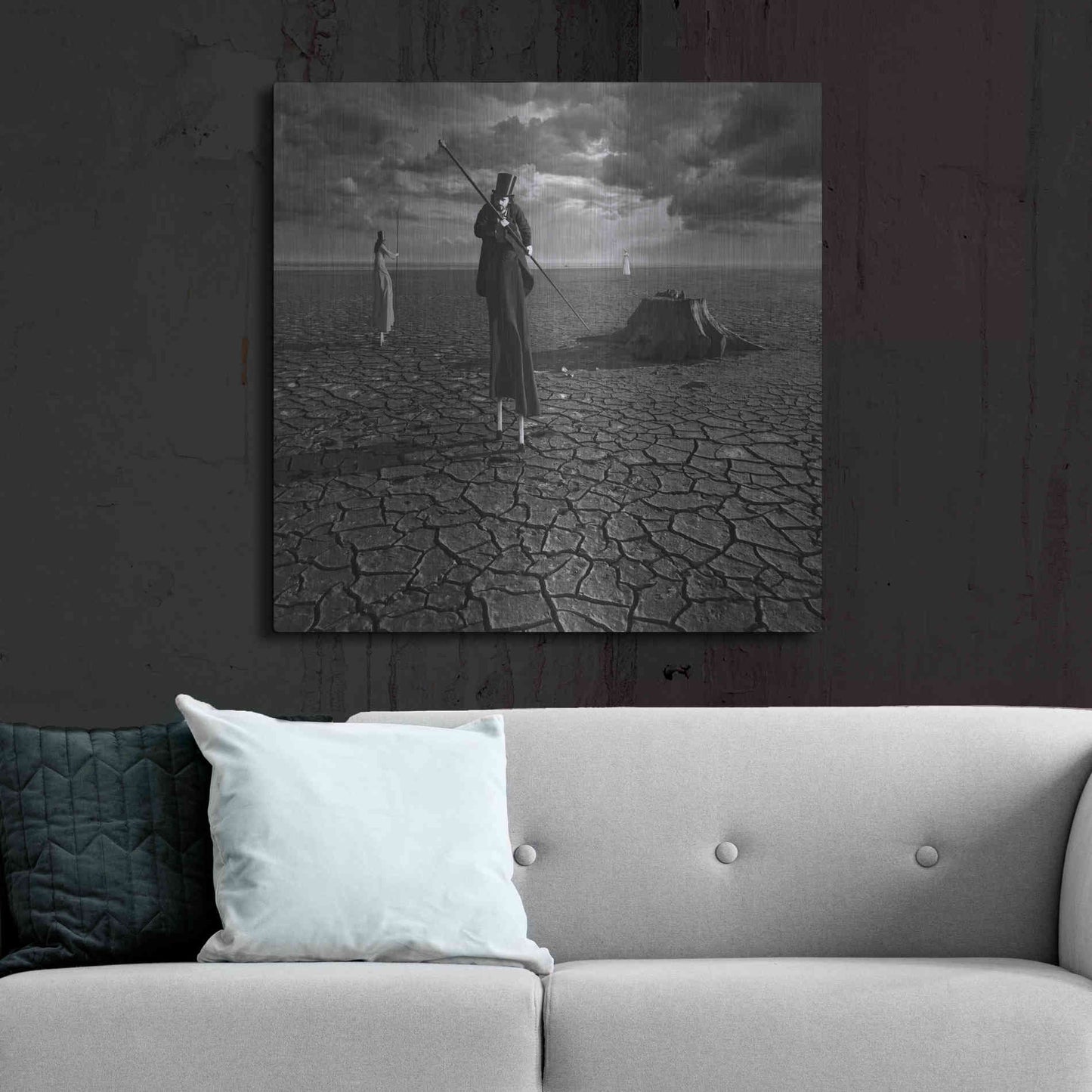 Luxe Metal Art 'Gypsies' by Dariusz Klimczak, Metal Wall Art,36x36