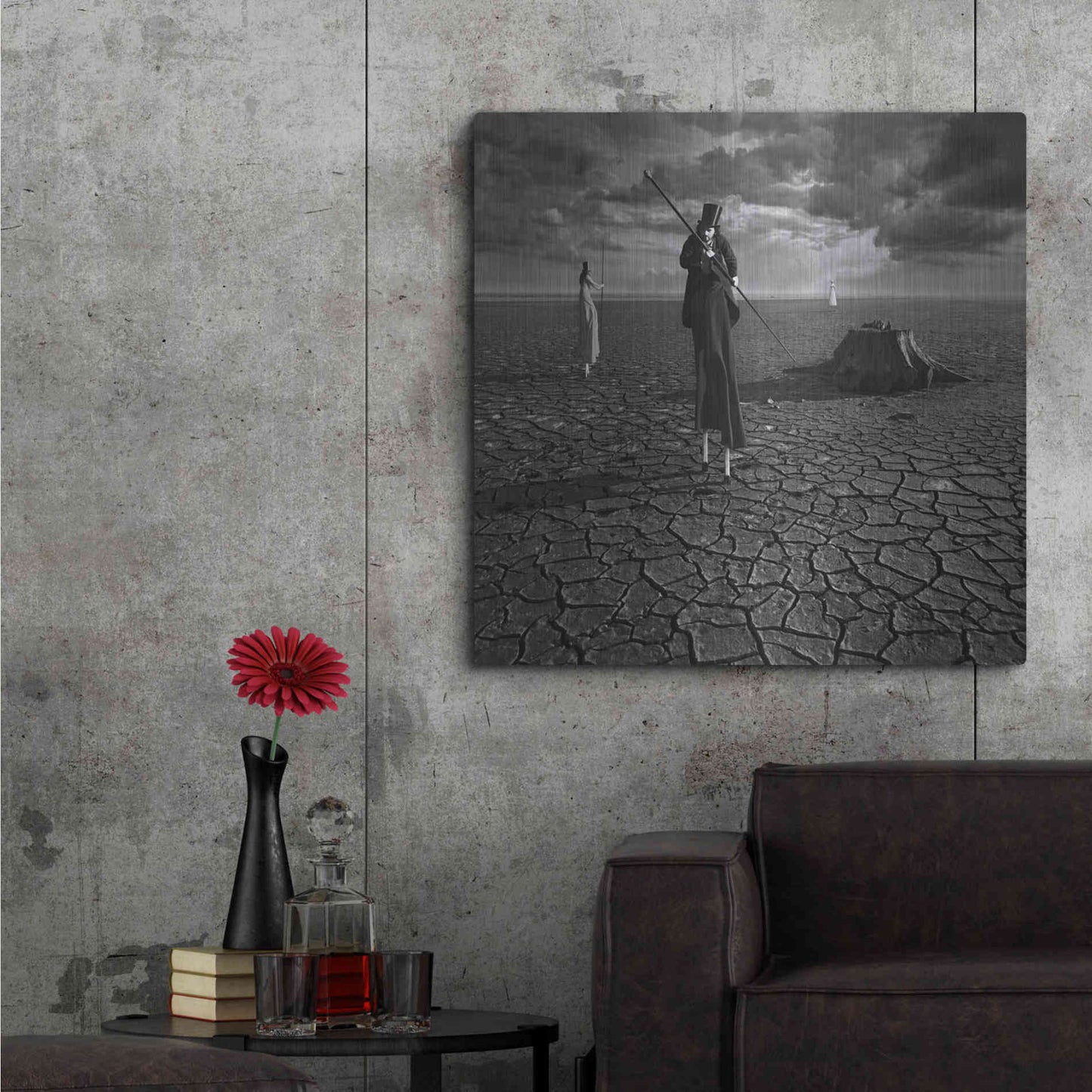 Luxe Metal Art 'Gypsies' by Dariusz Klimczak, Metal Wall Art,36x36