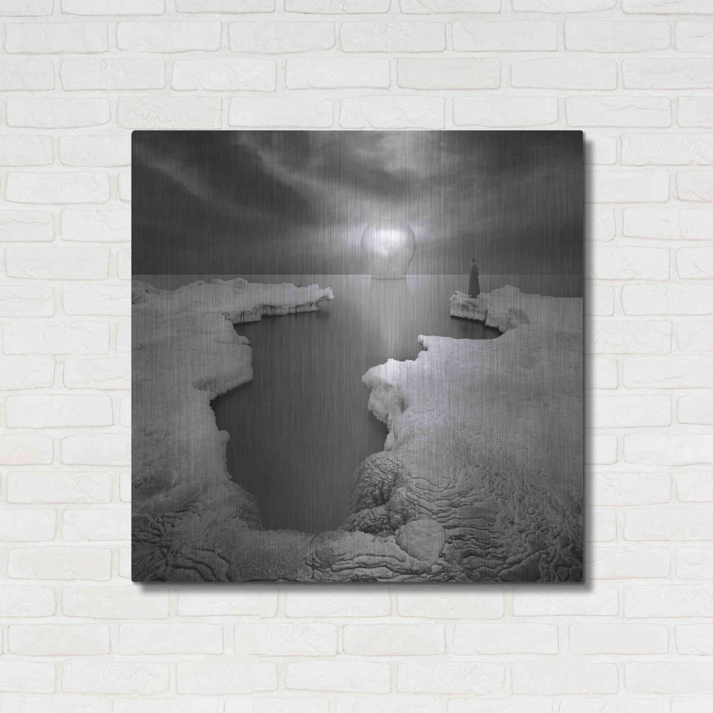 Luxe Metal Art 'Lighthouse' by Dariusz Klimczak, Metal Wall Art,36x36