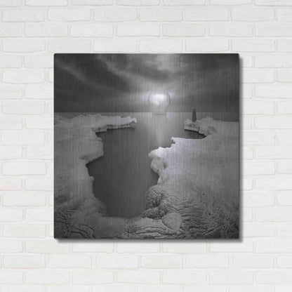 Luxe Metal Art 'Lighthouse' by Dariusz Klimczak, Metal Wall Art,36x36