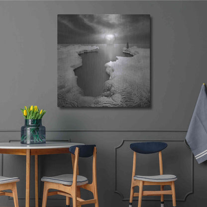 Luxe Metal Art 'Lighthouse' by Dariusz Klimczak, Metal Wall Art,36x36