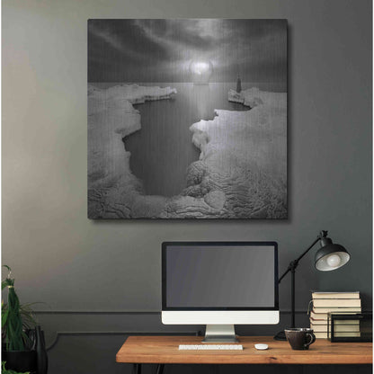 Luxe Metal Art 'Lighthouse' by Dariusz Klimczak, Metal Wall Art,36x36