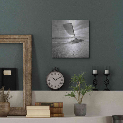 Luxe Metal Art 'Madsailor' by Dariusz Klimczak, Metal Wall Art,12x12