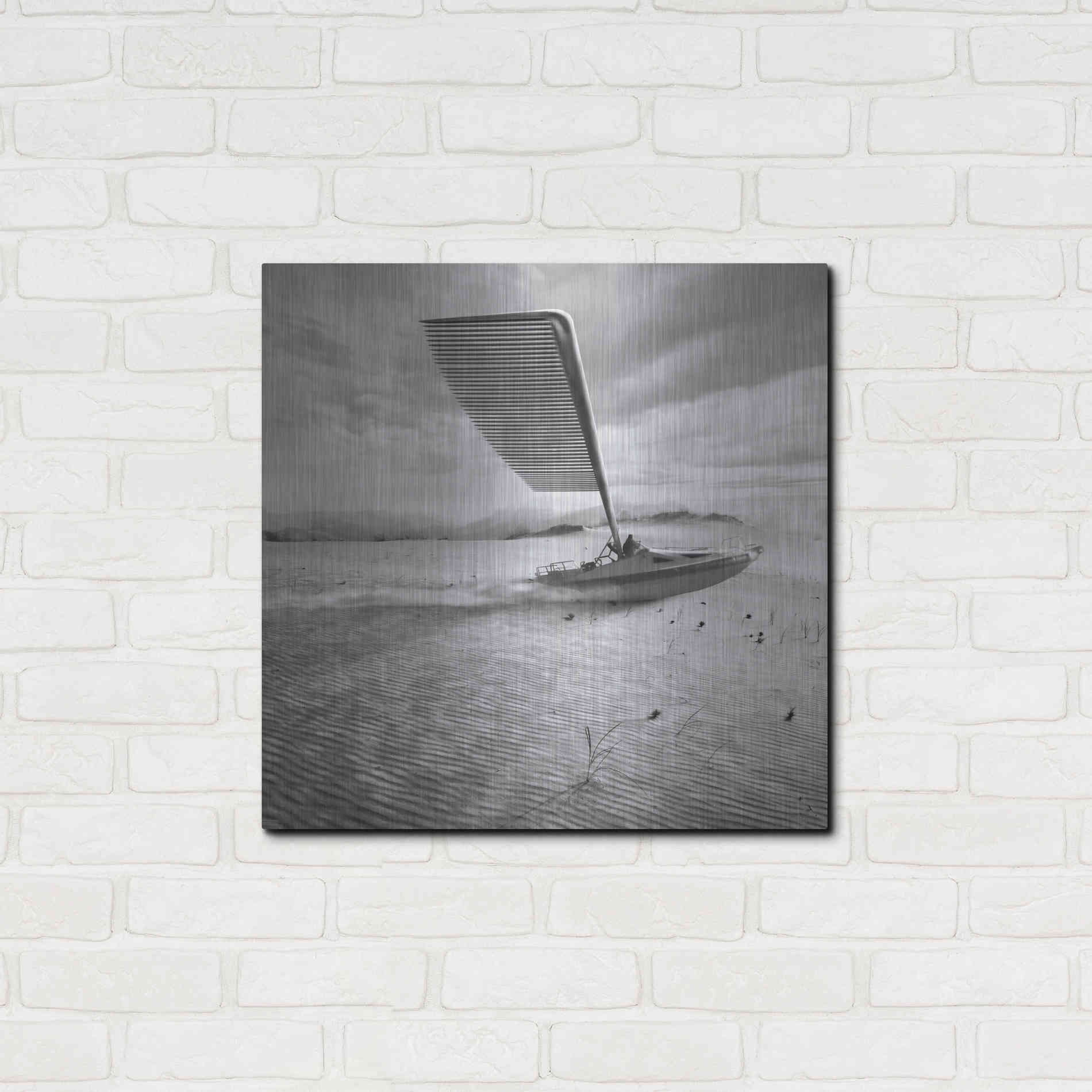 Luxe Metal Art 'Madsailor' by Dariusz Klimczak, Metal Wall Art,24x24