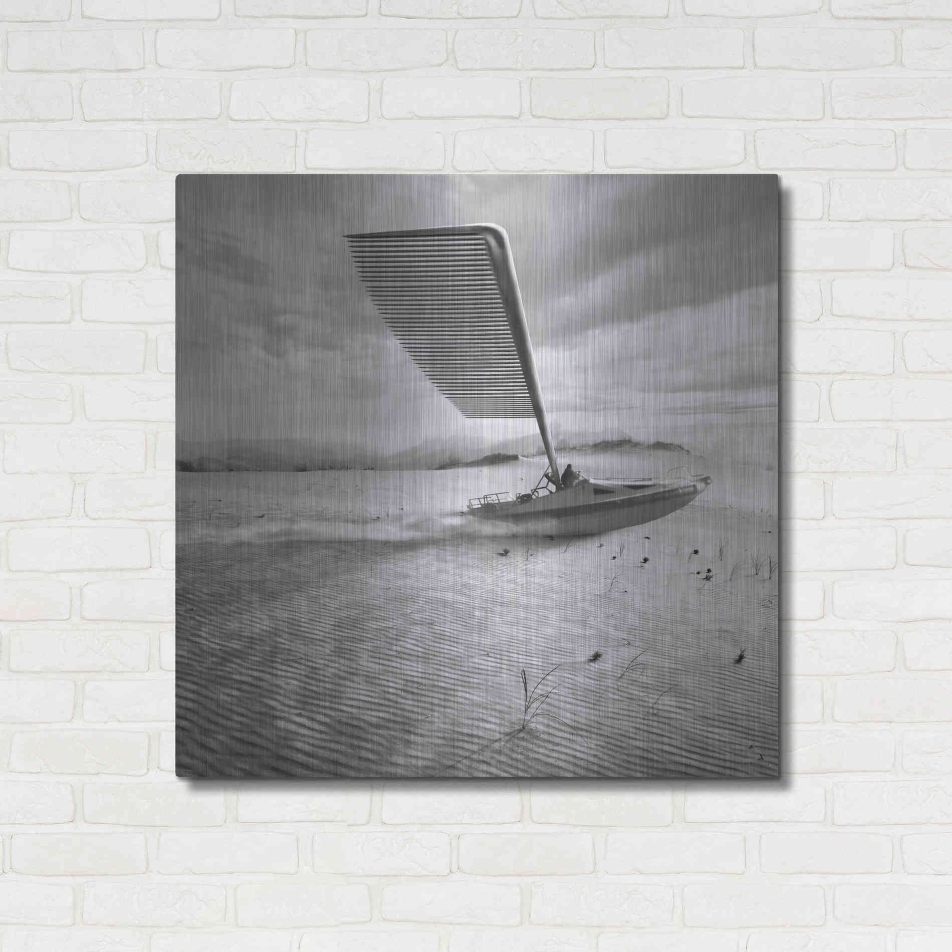 Luxe Metal Art 'Madsailor' by Dariusz Klimczak, Metal Wall Art,36x36