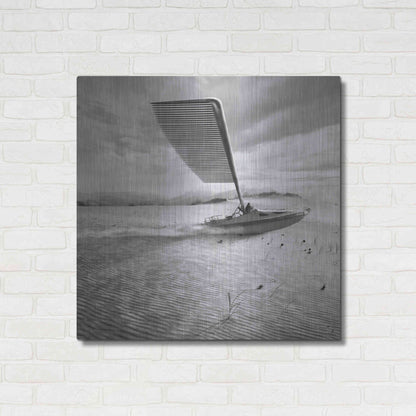 Luxe Metal Art 'Madsailor' by Dariusz Klimczak, Metal Wall Art,36x36