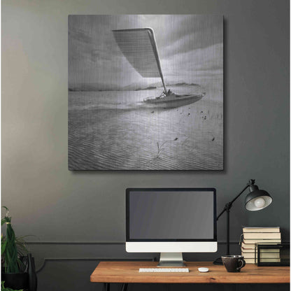 Luxe Metal Art 'Madsailor' by Dariusz Klimczak, Metal Wall Art,36x36