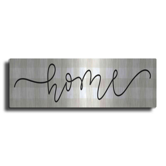 Luxe Metal Art 'Home' by Imperfect Dust, Metal Wall Art