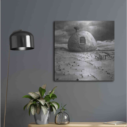 Luxe Metal Art 'Rockhouse' by Dariusz Klimczak, Metal Wall Art,24x24