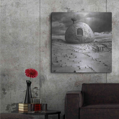 Luxe Metal Art 'Rockhouse' by Dariusz Klimczak, Metal Wall Art,36x36