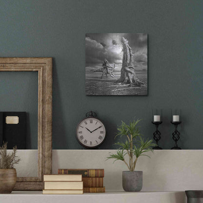 Luxe Metal Art 'Ancient Warrior' by Dariusz Klimczak, Metal Wall Art,12x12