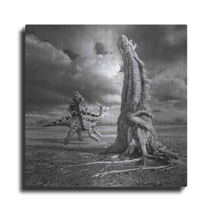 Luxe Metal Art 'Ancient Warrior' by Dariusz Klimczak, Metal Wall Art