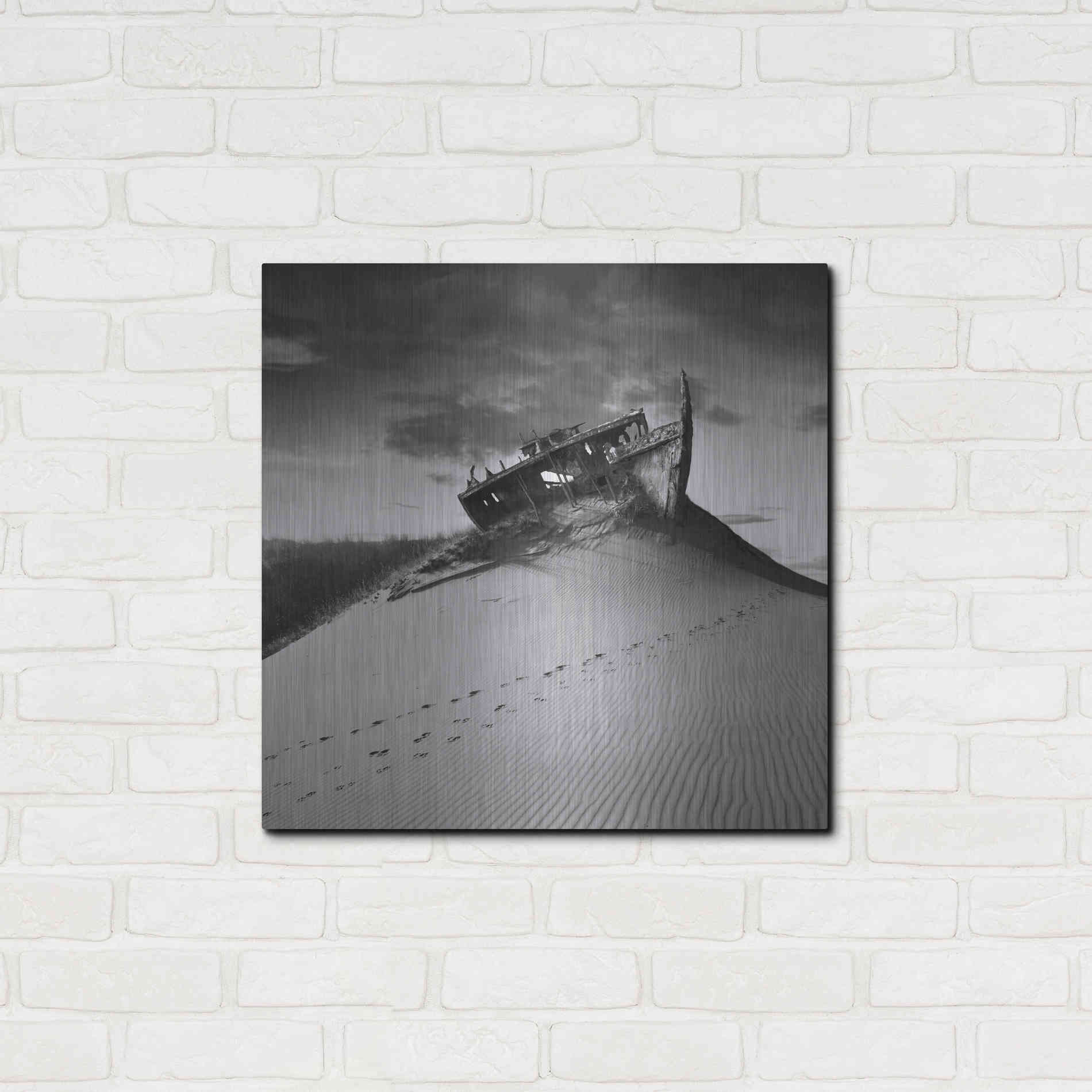 Luxe Metal Art 'Ararat' by Dariusz Klimczak, Metal Wall Art,24x24