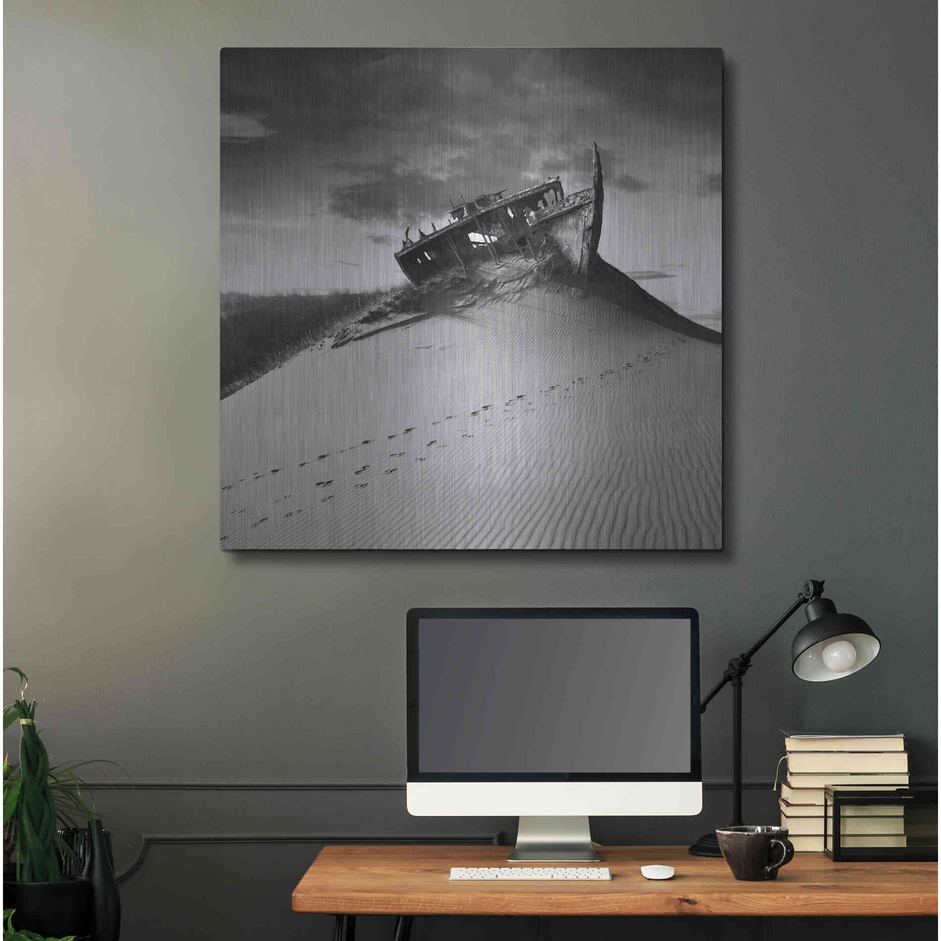 Luxe Metal Art 'Ararat' by Dariusz Klimczak, Metal Wall Art,36x36