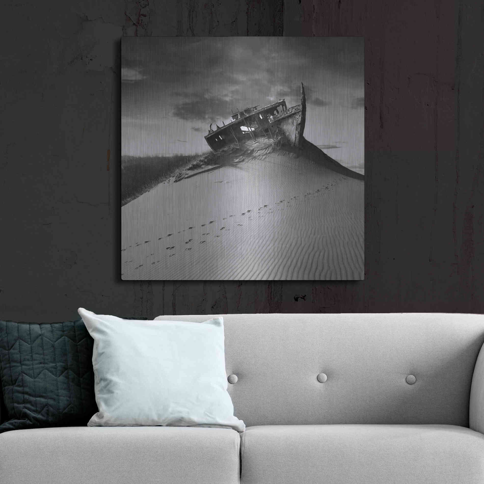 Luxe Metal Art 'Ararat' by Dariusz Klimczak, Metal Wall Art,36x36