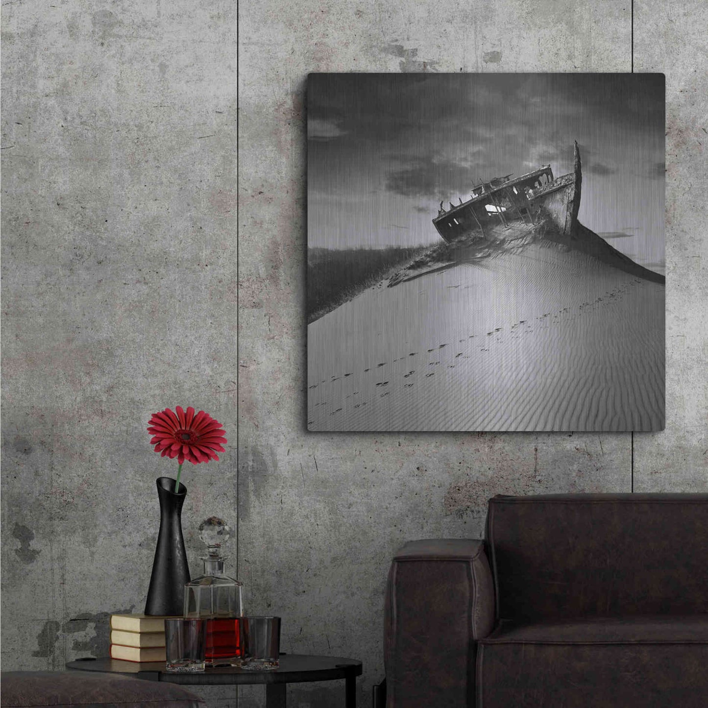 Luxe Metal Art 'Ararat' by Dariusz Klimczak, Metal Wall Art,36x36