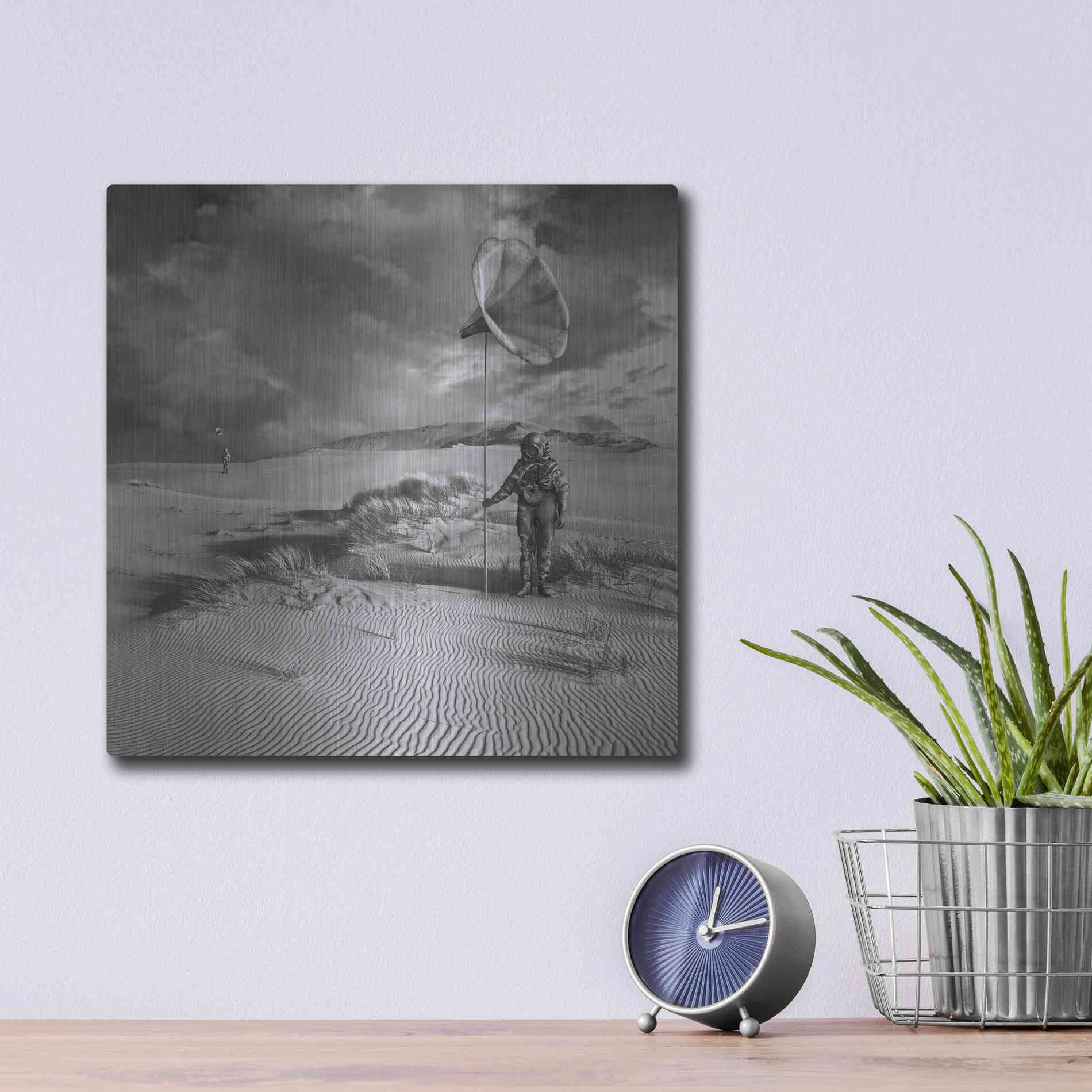 Luxe Metal Art 'Argonauci' by Dariusz Klimczak, Metal Wall Art,12x12