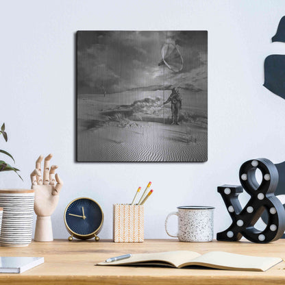 Luxe Metal Art 'Argonauci' by Dariusz Klimczak, Metal Wall Art,12x12