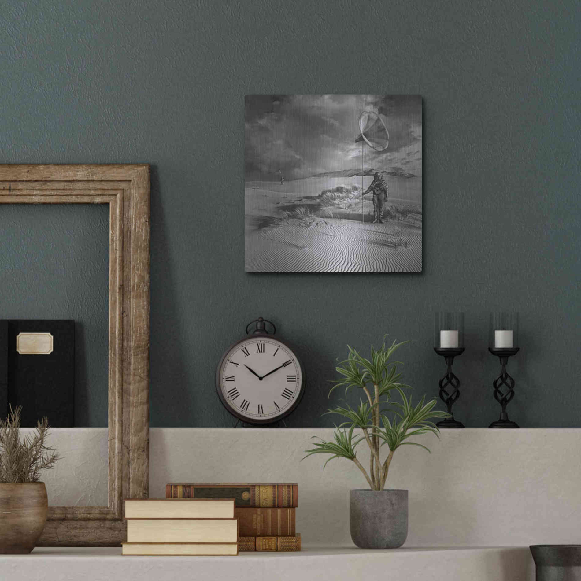Luxe Metal Art 'Argonauci' by Dariusz Klimczak, Metal Wall Art,12x12