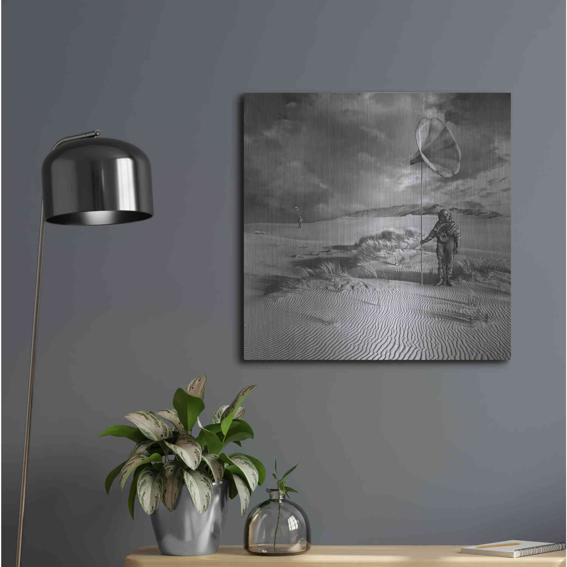 Luxe Metal Art 'Argonauci' by Dariusz Klimczak, Metal Wall Art,24x24