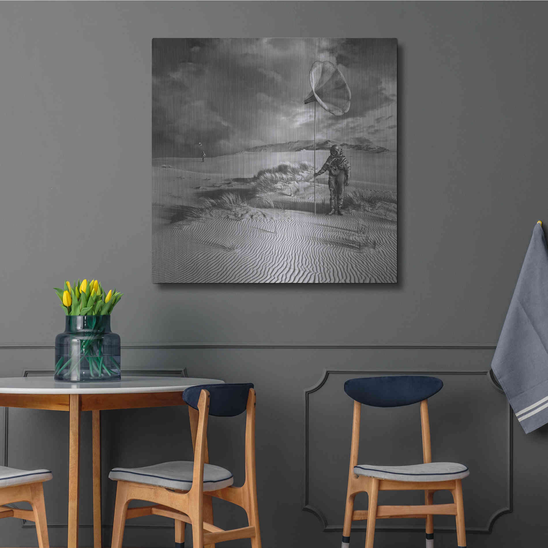 Luxe Metal Art 'Argonauci' by Dariusz Klimczak, Metal Wall Art,36x36
