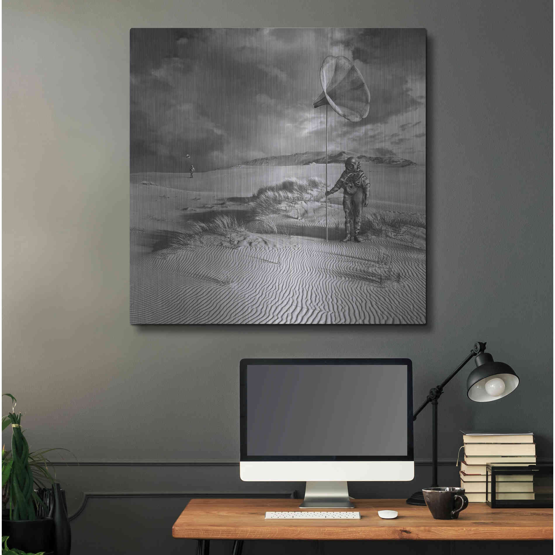 Luxe Metal Art 'Argonauci' by Dariusz Klimczak, Metal Wall Art,36x36