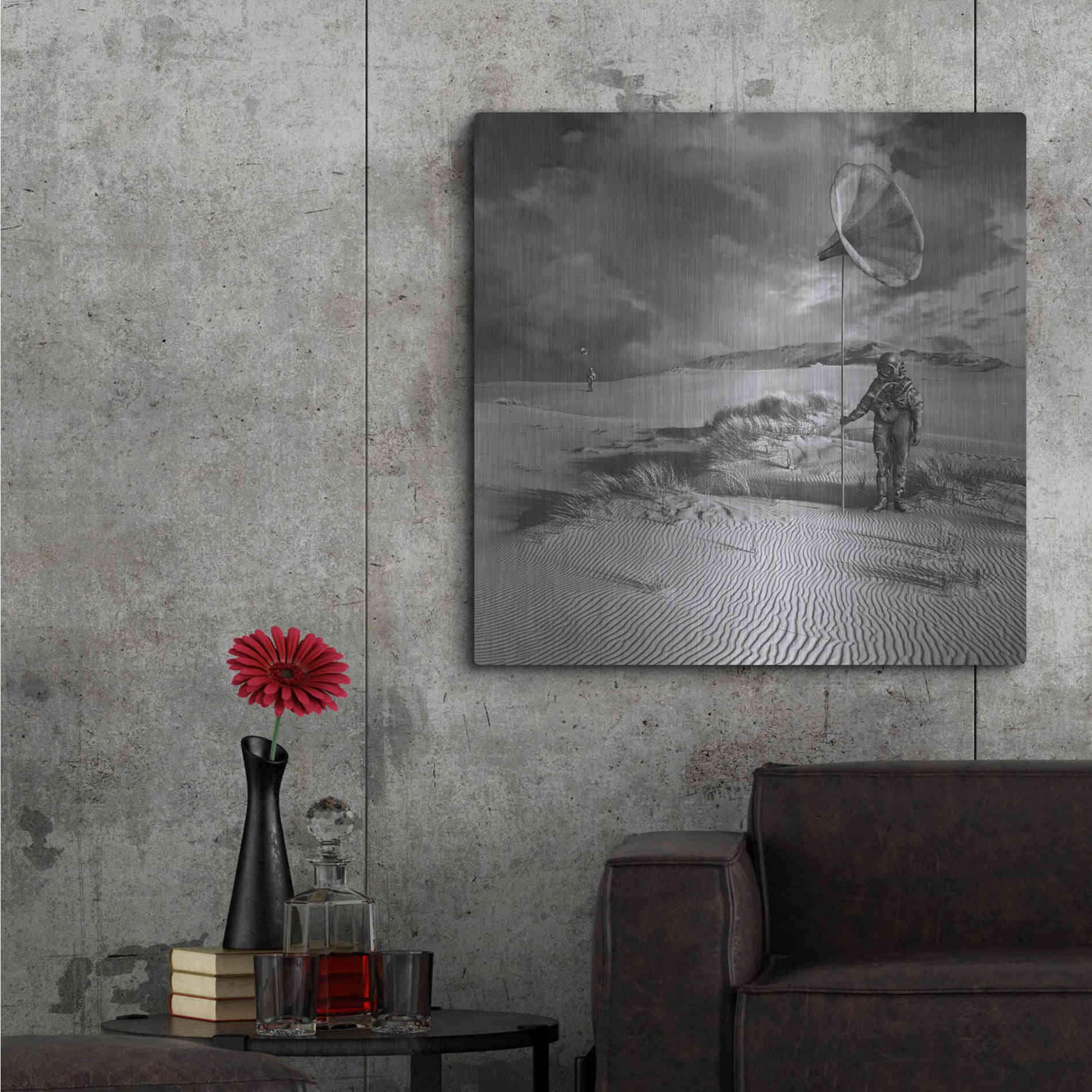 Luxe Metal Art 'Argonauci' by Dariusz Klimczak, Metal Wall Art,36x36