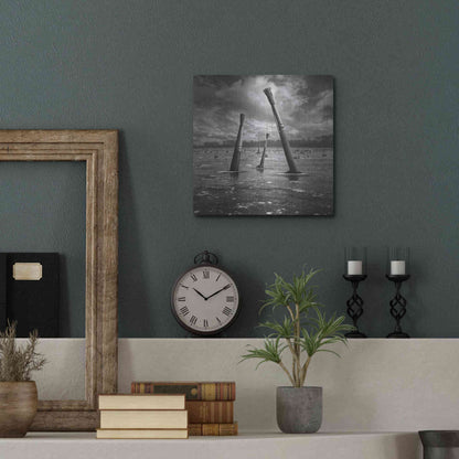 Luxe Metal Art 'Artland' by Dariusz Klimczak, Metal Wall Art,12x12