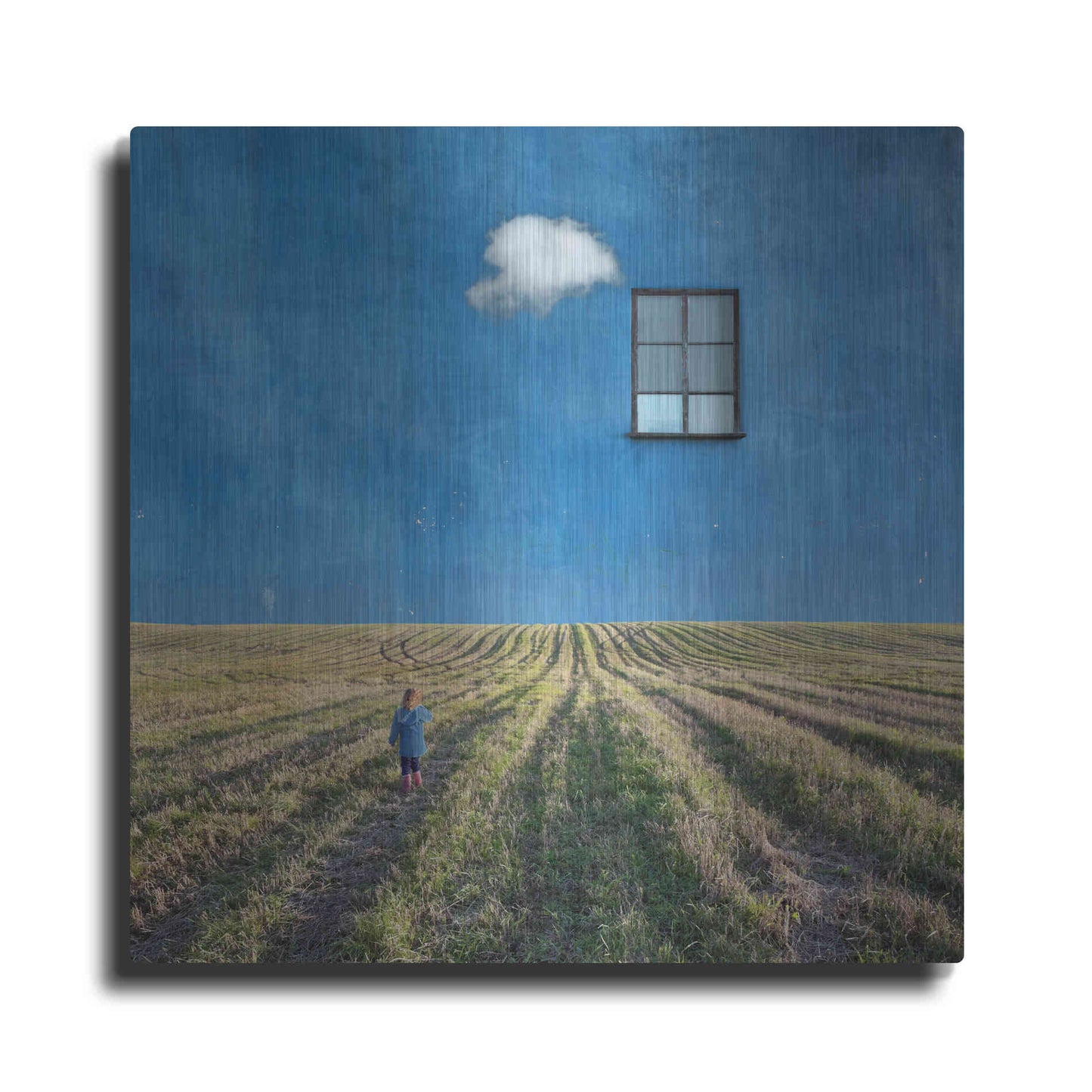 Luxe Metal Art 'Big Blue' by Dariusz Klimczak, Metal Wall Art