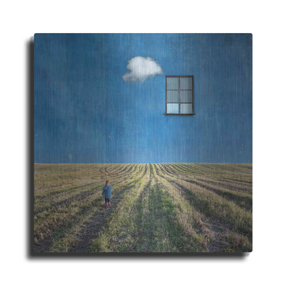 Luxe Metal Art 'Big Blue' by Dariusz Klimczak, Metal Wall Art