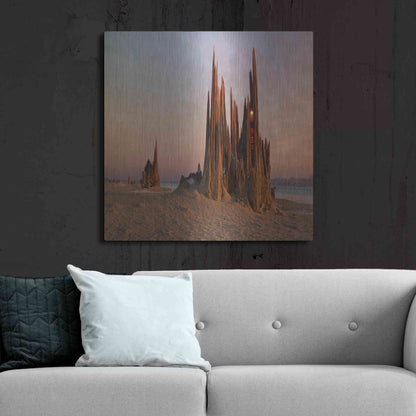 Luxe Metal Art 'Cathedral' by Dariusz Klimczak, Metal Wall Art,36x36