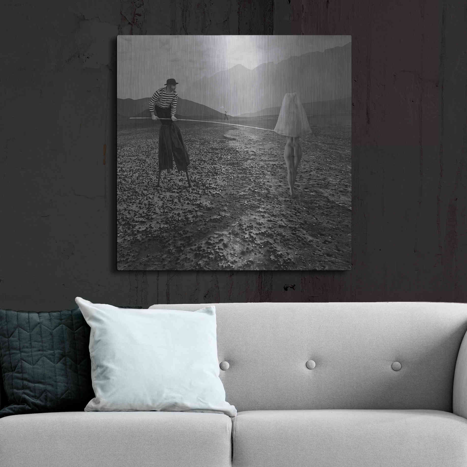 Luxe Metal Art 'Catch' by Dariusz Klimczak, Metal Wall Art,36x36