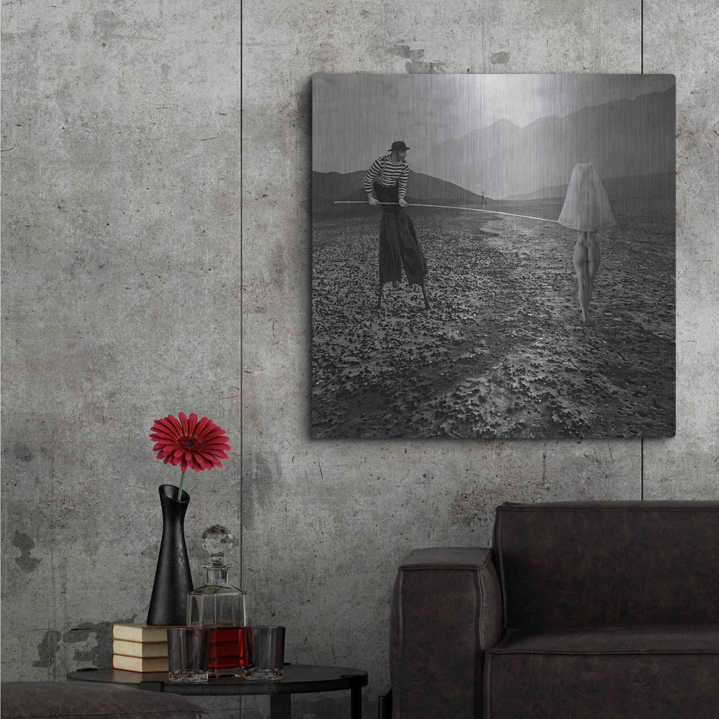 Luxe Metal Art 'Catch' by Dariusz Klimczak, Metal Wall Art,36x36