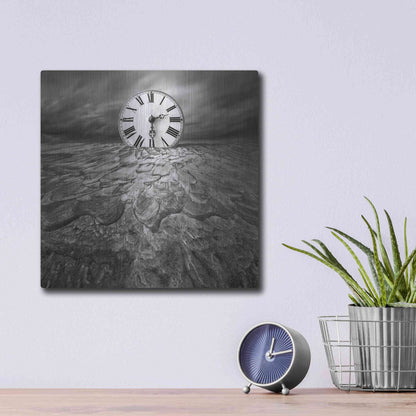 Luxe Metal Art 'Clockwork' by Dariusz Klimczak, Metal Wall Art,12x12