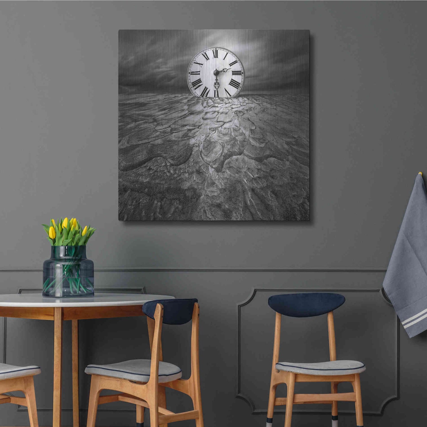 Luxe Metal Art 'Clockwork' by Dariusz Klimczak, Metal Wall Art,36x36