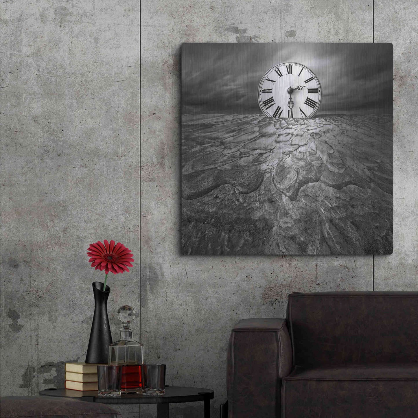 Luxe Metal Art 'Clockwork' by Dariusz Klimczak, Metal Wall Art,36x36