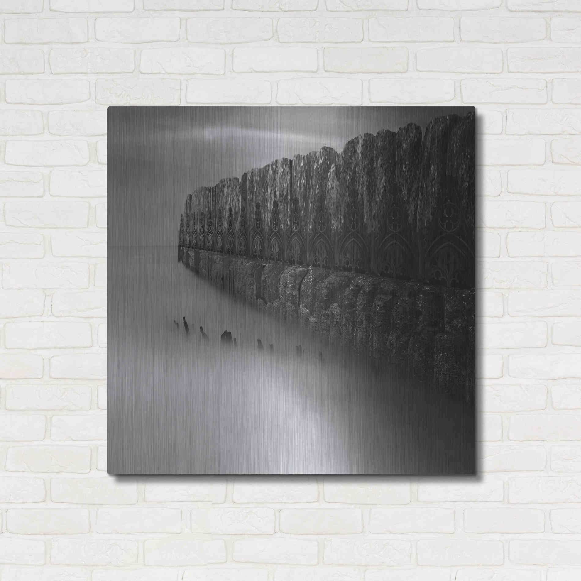 Luxe Metal Art 'Citadel' by Dariusz Klimczak, Metal Wall Art,36x36