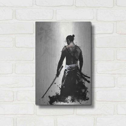 Luxe Metal Art 'Ronin' by Nicklas Gustafsson, Metal Wall Art,12x16